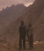 Mathew and Paul Backholer at Mount Sinai